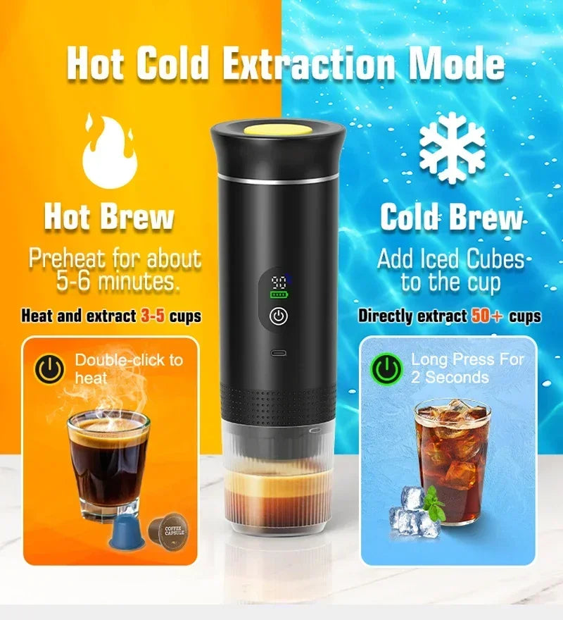 Smart 3-in-1 Espresso Coffee Machine – Brew Anywhere