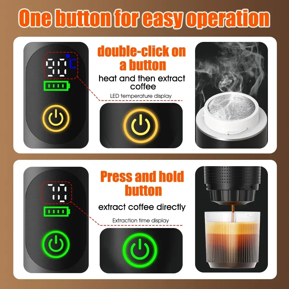 Smart 3-in-1 Espresso Coffee Machine – Brew Anywhere