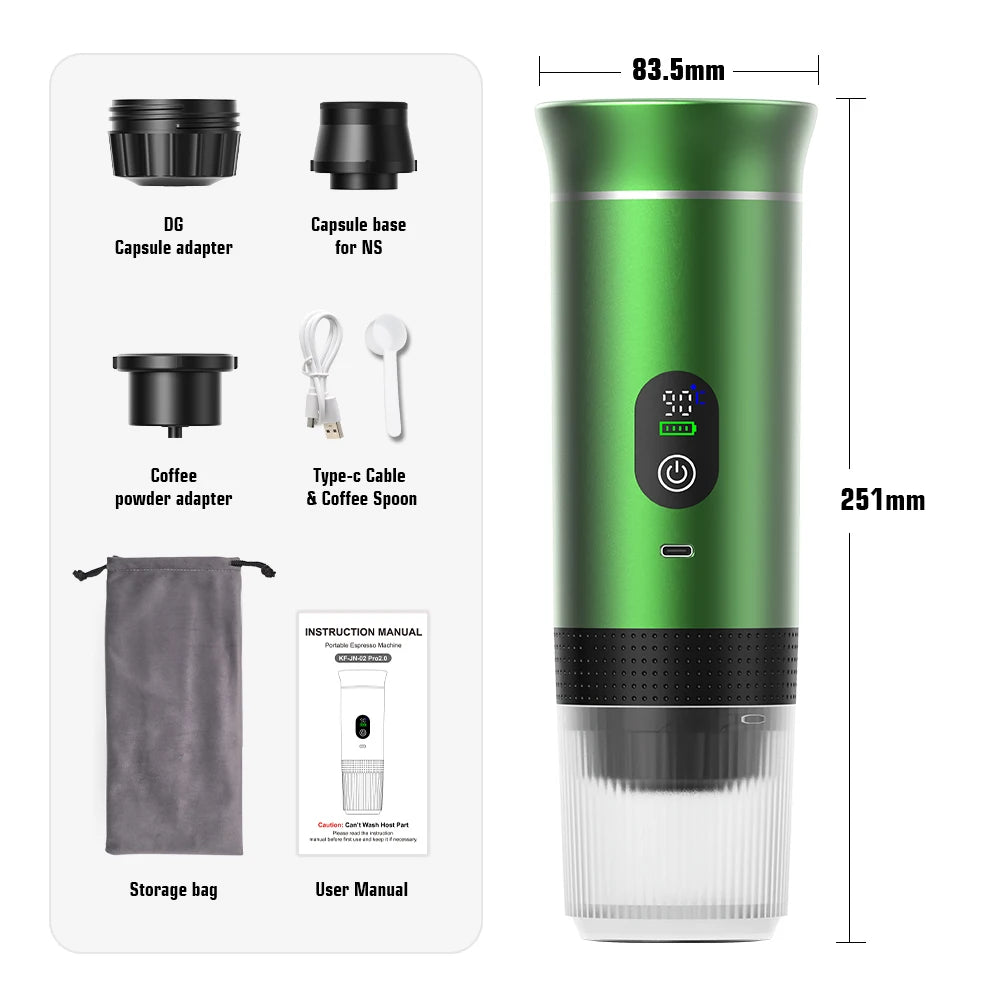 Smart 3-in-1 Espresso Coffee Machine – Brew Anywhere