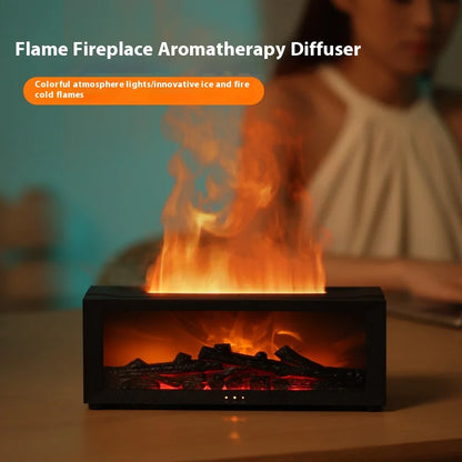 FlameGlow™ LED Humidifier & Aroma Diffuser