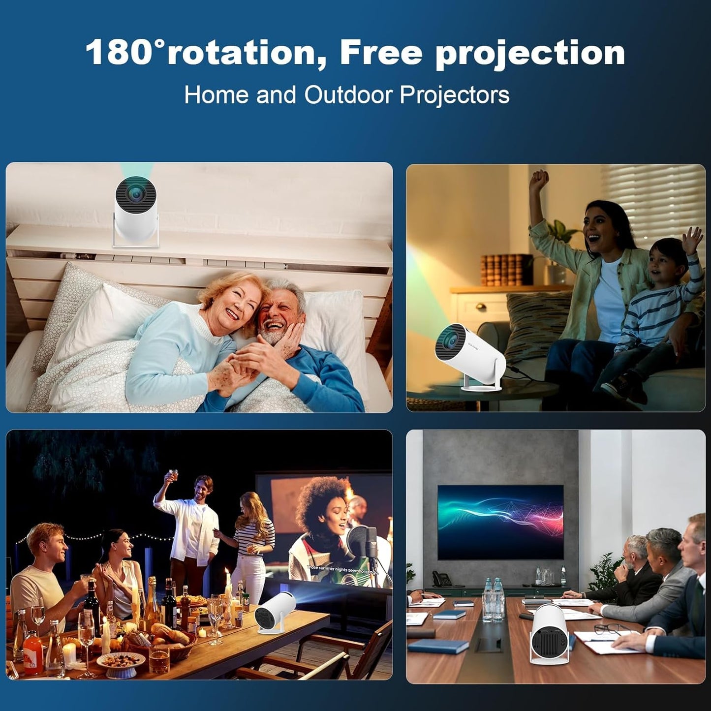 Cosy Spotlight Mini Projector – HD Home Theater