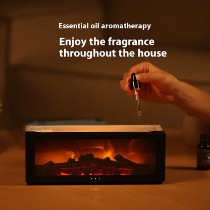 FlameGlow™ LED Humidifier & Aroma Diffuser